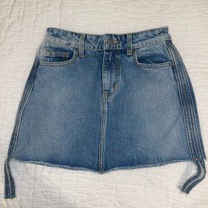 Carmar Denim Skirt 'Colin' Side Strip